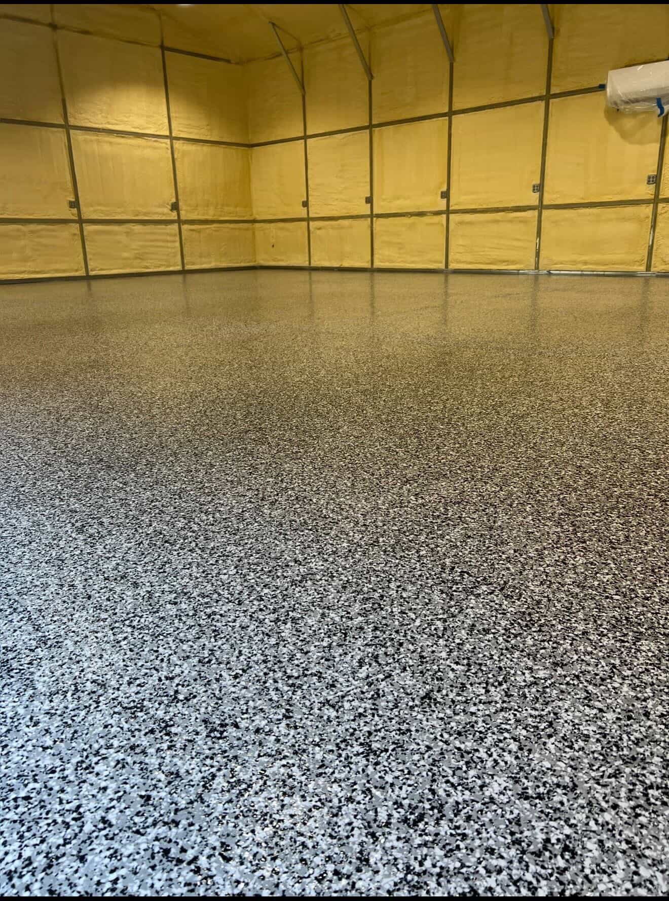 Insulated Shop Build epoxy floor in Nashville, TN